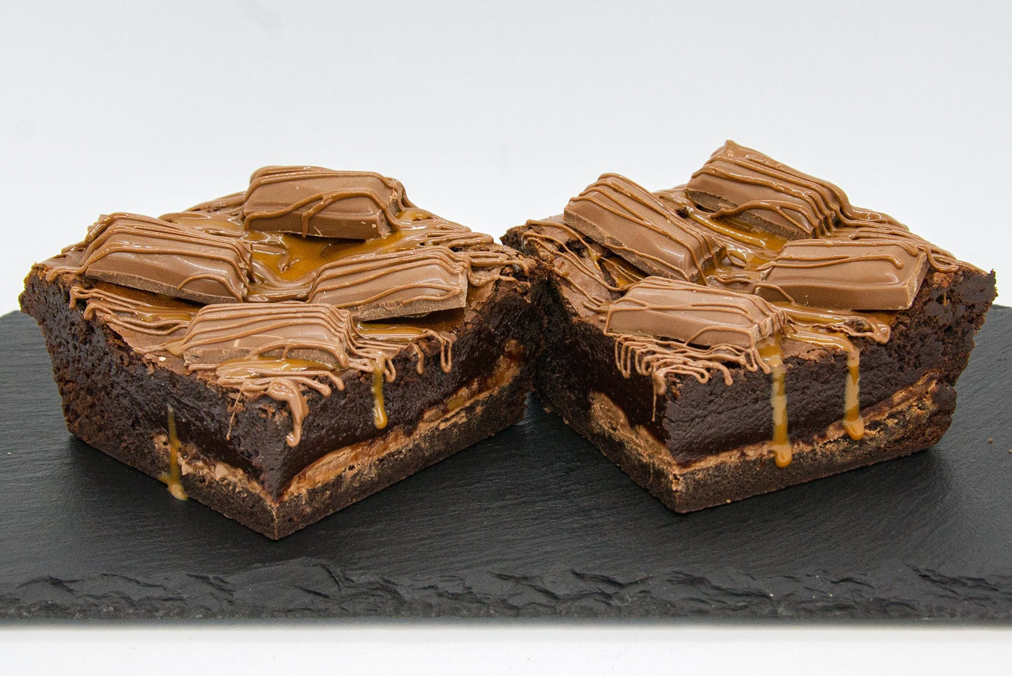Salted caramel galaxy stuffed brownie box | Duo Delights